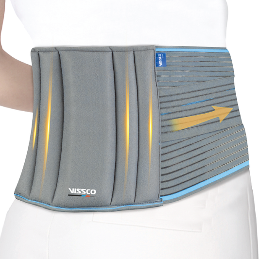 Lumbocare (Lumbo Sacral Belt) | Provides Support to the Lower Back | Pain solution for Back and Abdomen (Grey)