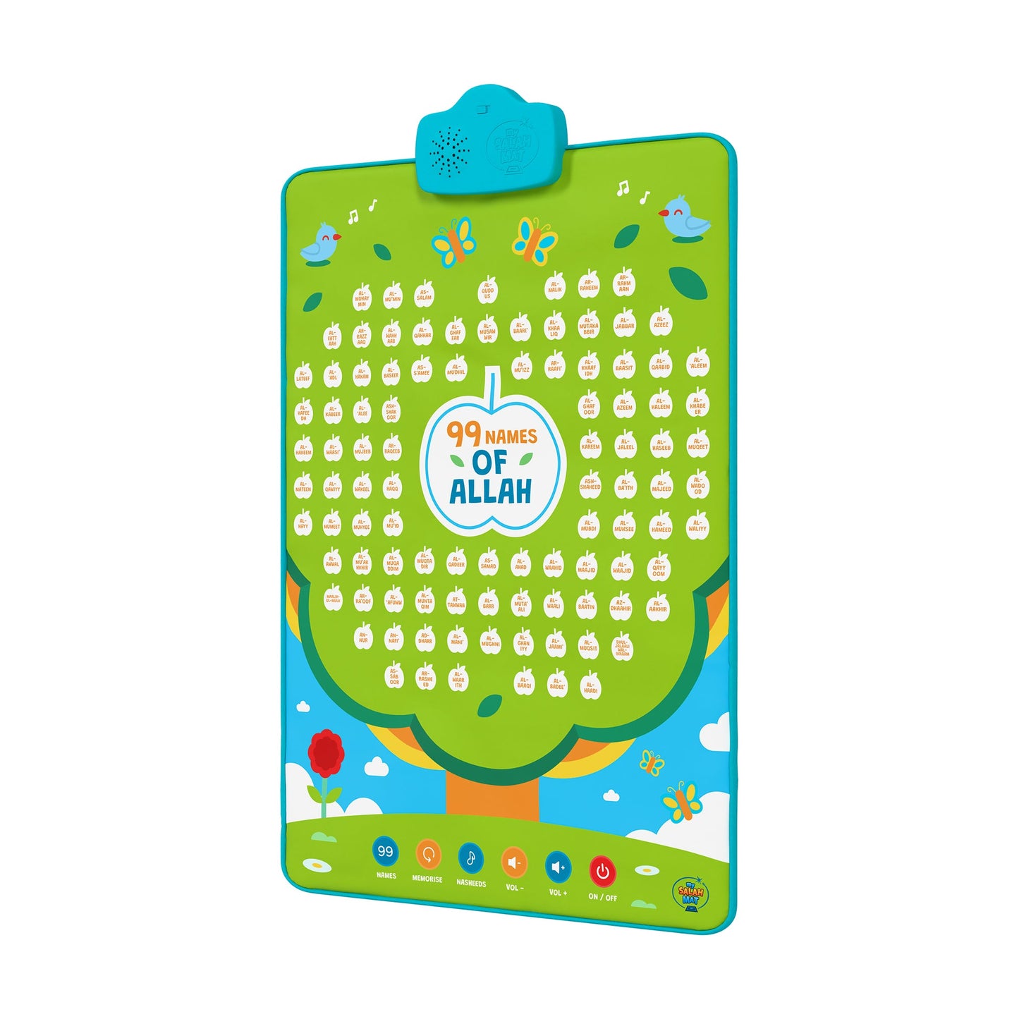 99 Names of Allah Interactive Audio Mat & Wall Art | Learn About All 99 Names of Allah with Stories & Memorisation Function | A beautiful Ramadan and Eid gift for loved ones