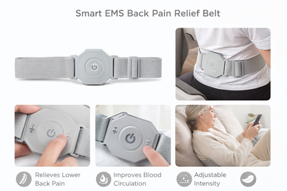 𝐒𝐦𝐚𝐫𝐭 𝐄𝐌𝐒 𝐁𝐚𝐜𝐤 𝐏𝐚𝐢𝐧 𝐑𝐞𝐥𝐢𝐞𝐟 𝐁𝐞𝐥𝐭 – 𝐖𝐢𝐫𝐞𝐥𝐞𝐬𝐬 𝐌𝐮𝐬𝐜𝐥𝐞 𝐓𝐡𝐞𝐫𝐚𝐩𝐲